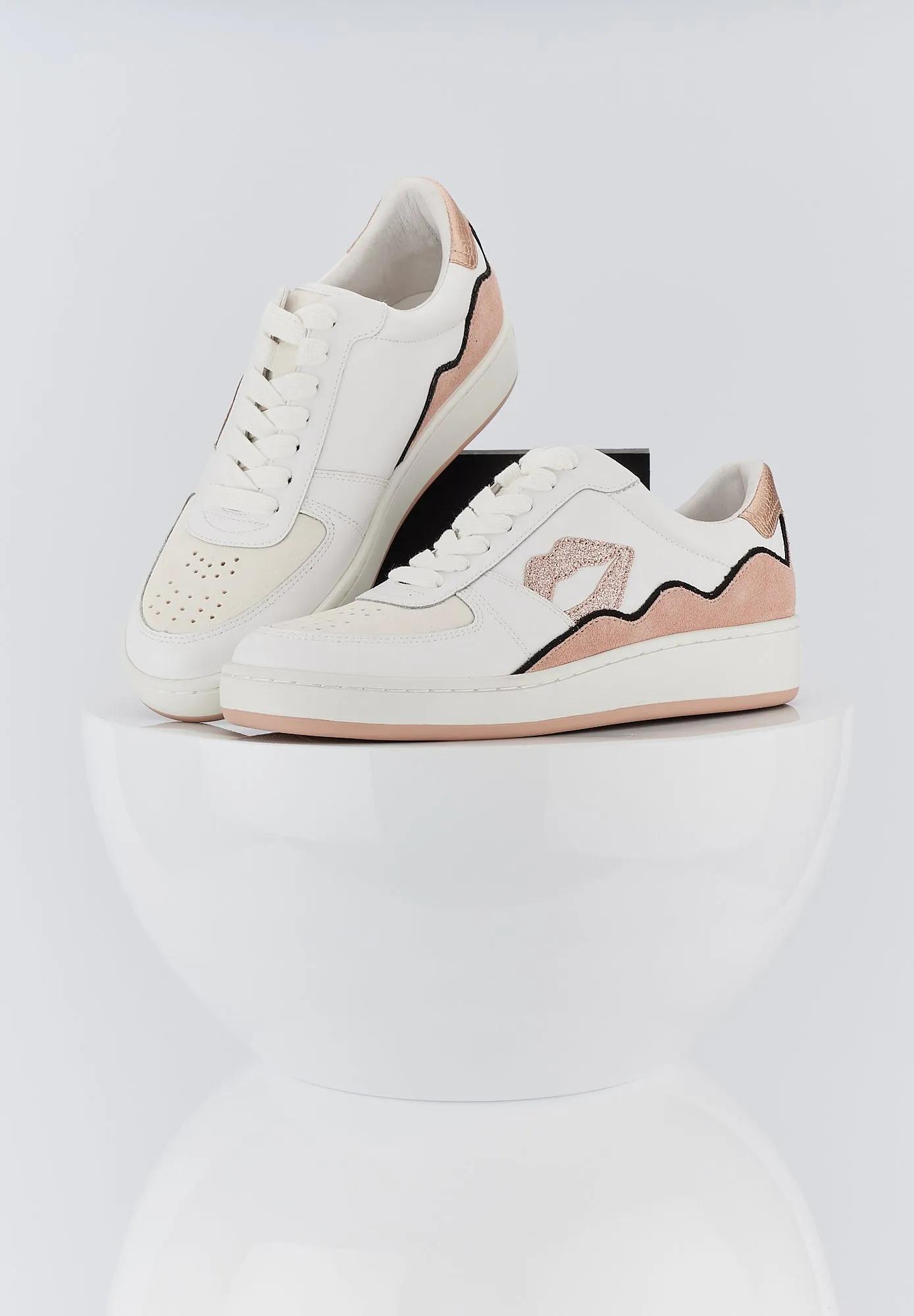 Loulou-Blanc Rose Gold Suede