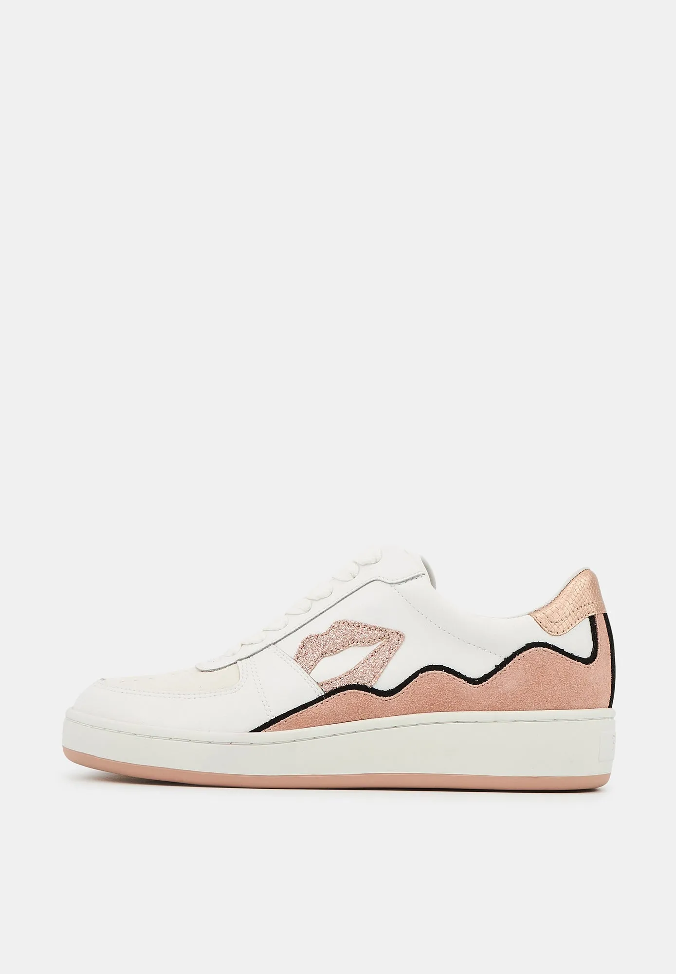 Loulou-Blanc Rose Gold Suede
