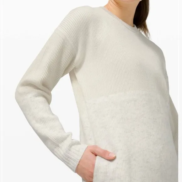 LULULEMON Restful Intention Cashmere Wool Blend Sweater