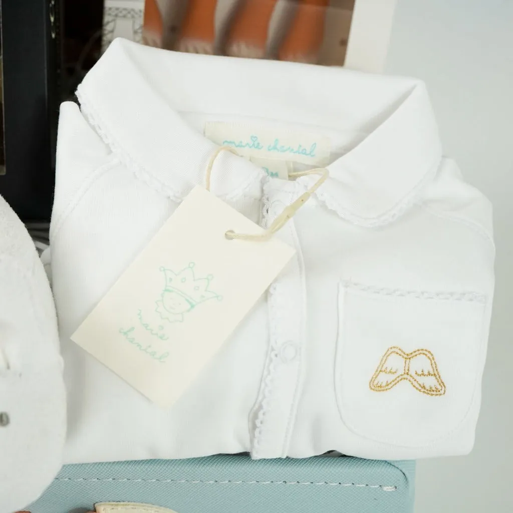 Luxury Baby Keepsake Hamper, Luxury Baby Girl Clothing Set, Steiff Bunny