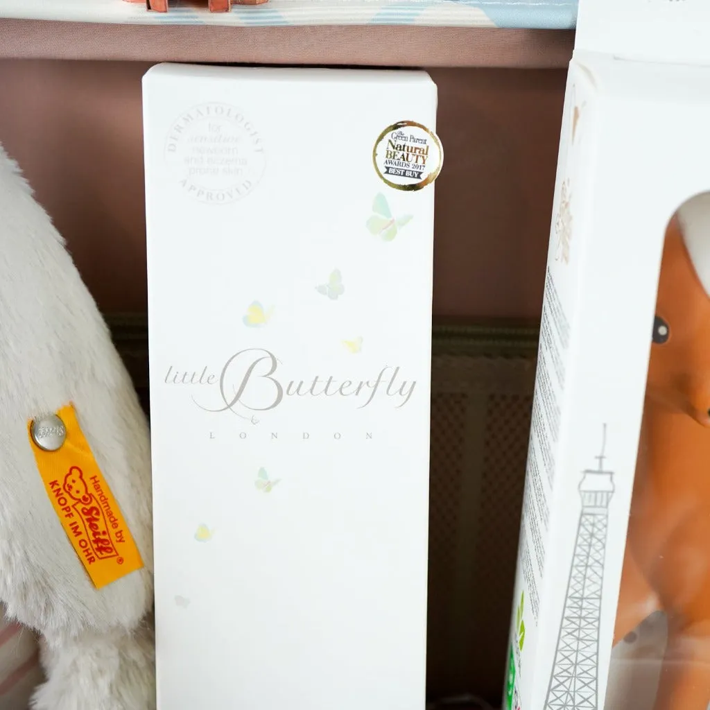 Luxury Baby Keepsake Hamper, Luxury Baby Girl Clothing Set, Steiff Bunny