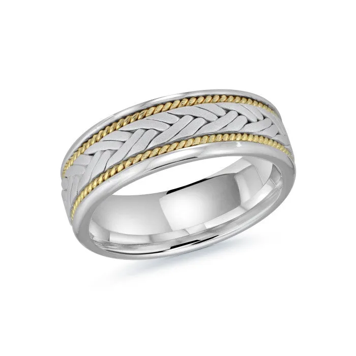 Mardini 14K Gold Woven Mens Band