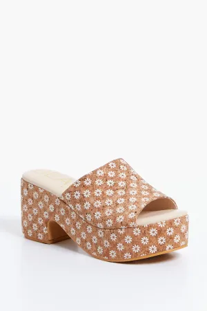 Matisse Cork Daisy Terry Heel