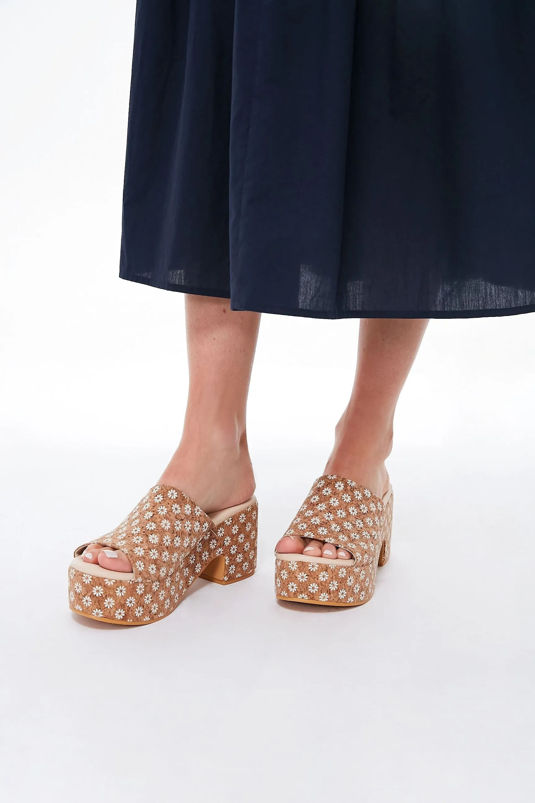 Matisse Cork Daisy Terry Heel