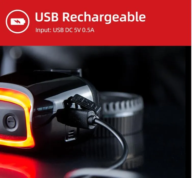 Meilan X6 Smart Bicycle Rear Tail Brake Light LED