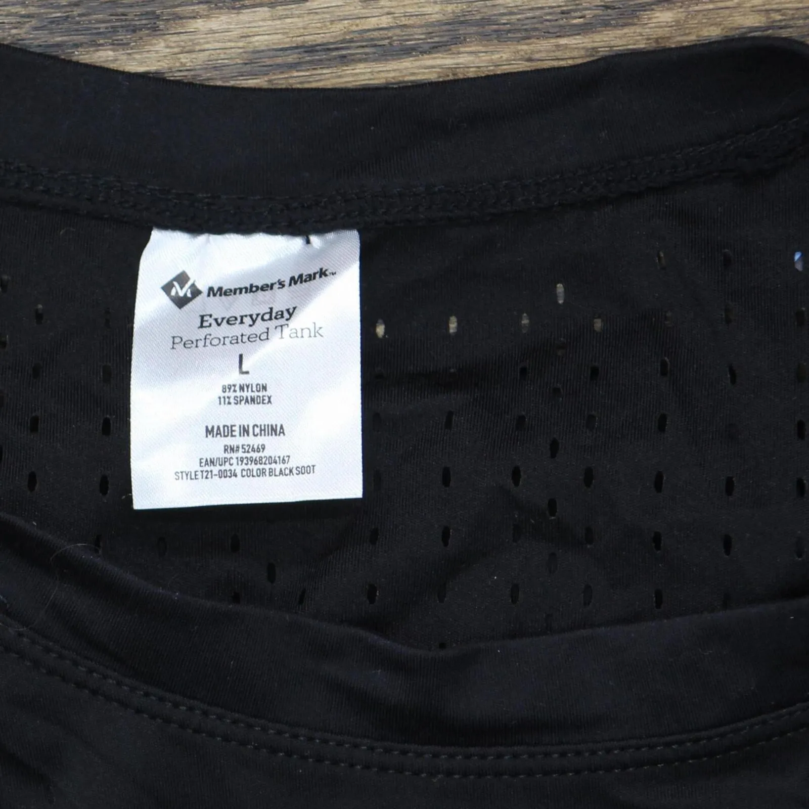 Member´s Mark Women's Everyday Perforated Tank Top T21-0034