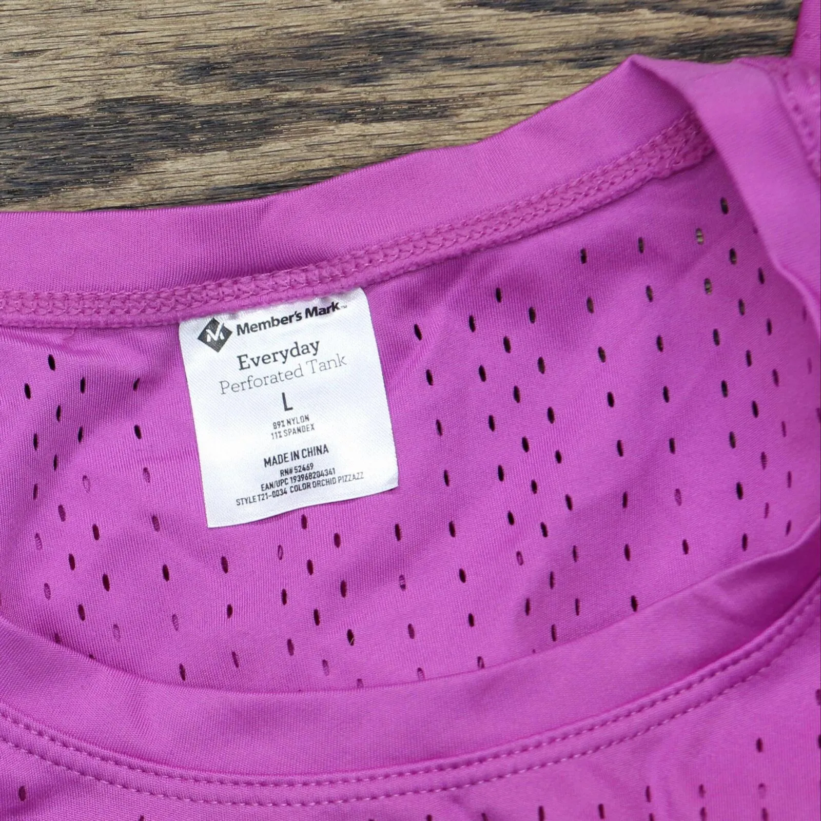 Member´s Mark Women's Everyday Perforated Tank Top T21-0034