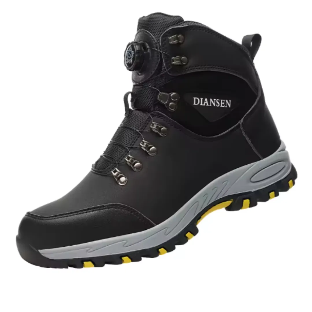 Men's Durable Non-Slip Protective Leather Safety Boots