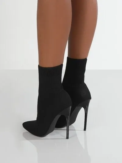 Mesh Stiletto Boots