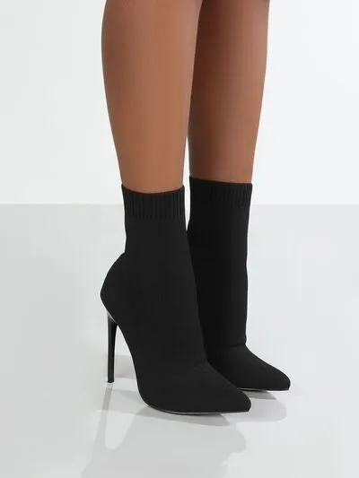 Mesh Stiletto Boots