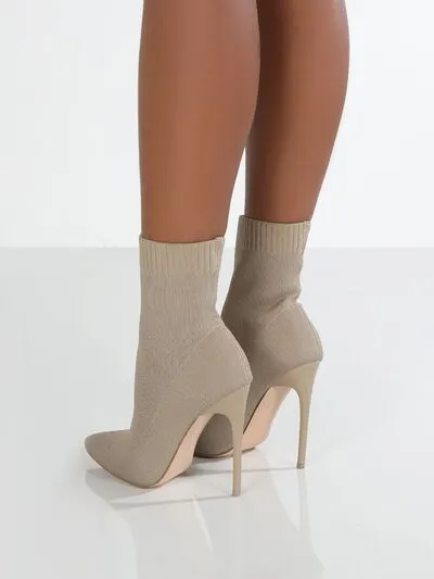 Mesh Stiletto Boots