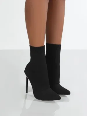 Mesh Stiletto Boots