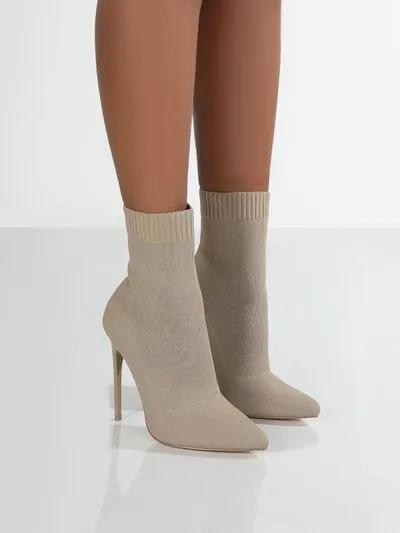 Mesh Stiletto Boots