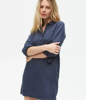Michael Stars - Eleanor Linen Shirt Dress