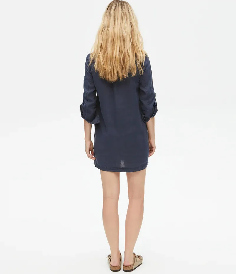 Michael Stars - Eleanor Linen Shirt Dress
