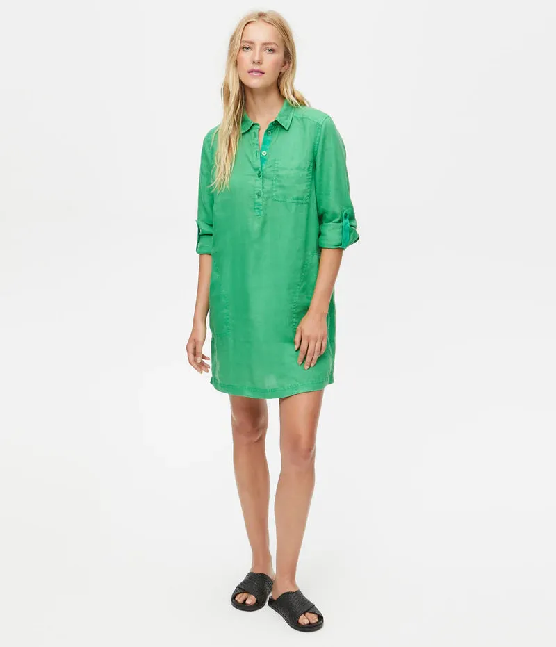 Michael Stars - Eleanor Linen Shirt Dress