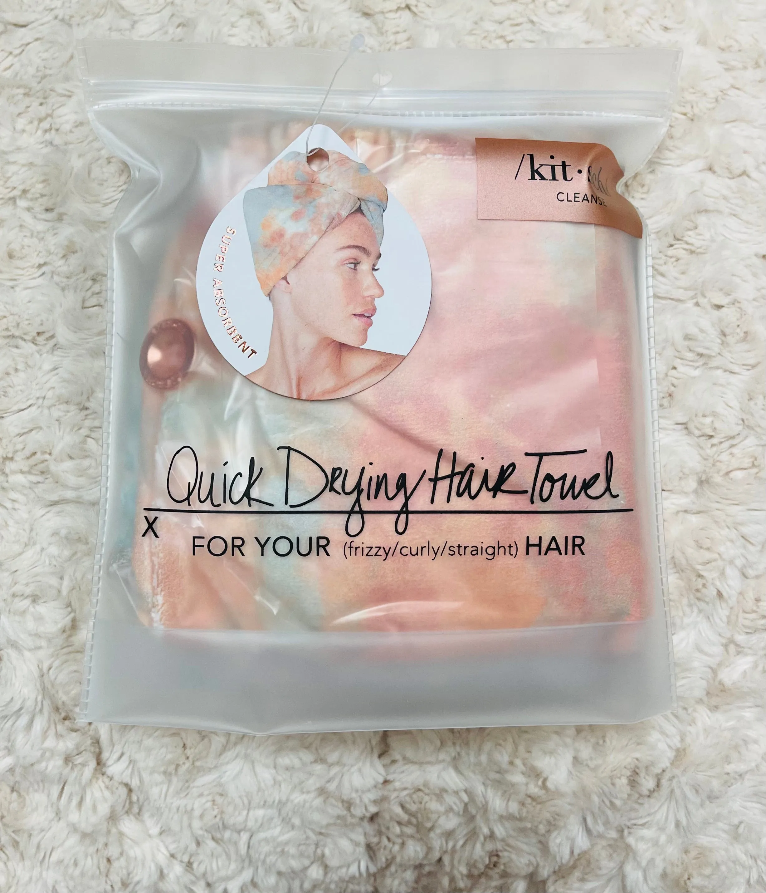Microfiber Hair Towel - Tie Dye