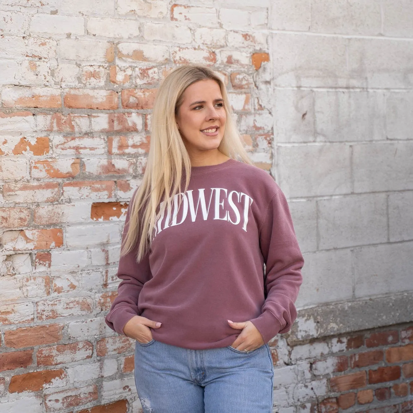 Midwest Arch Pigment Dyed Sweatshirt