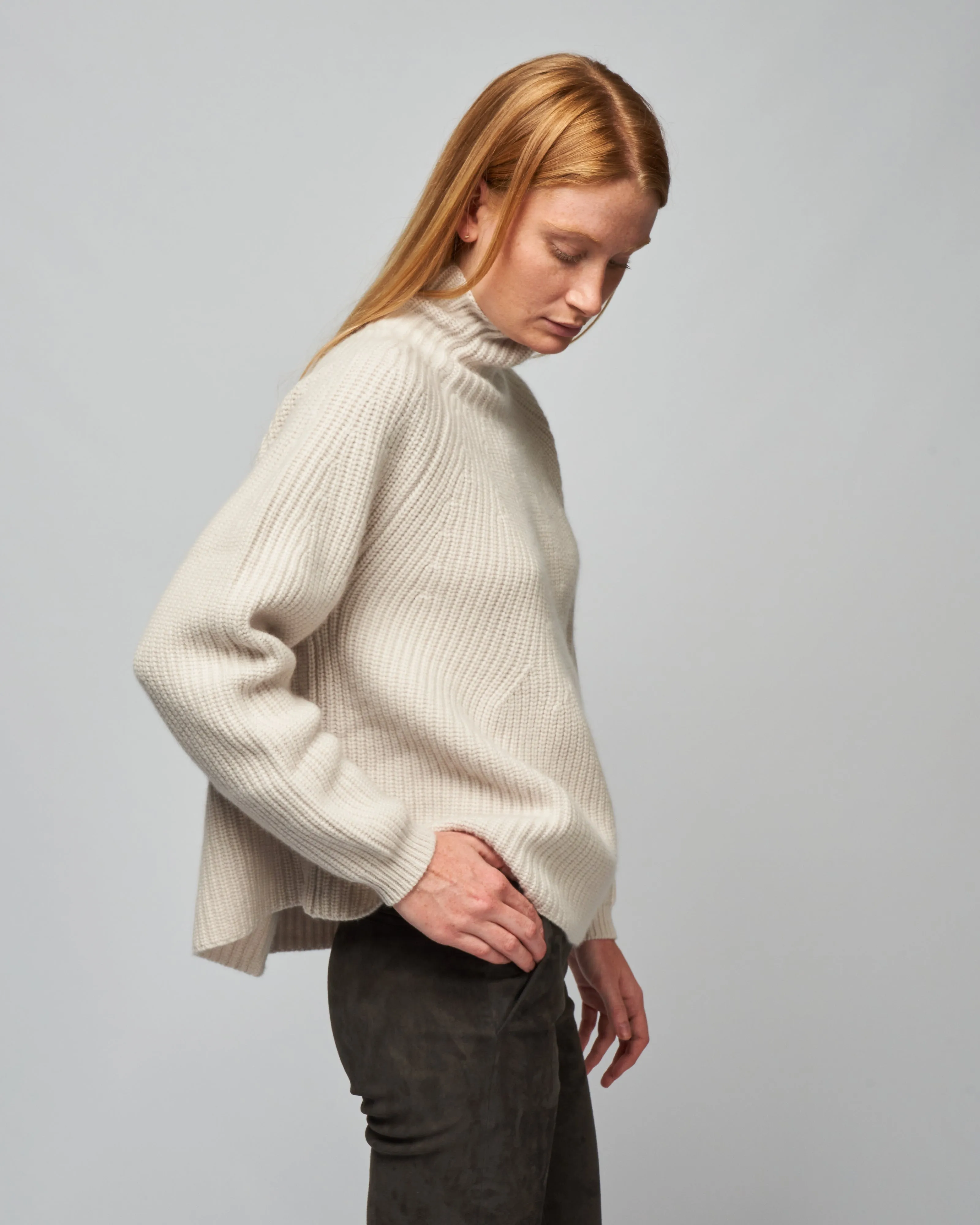mockneck sweater - alabatre