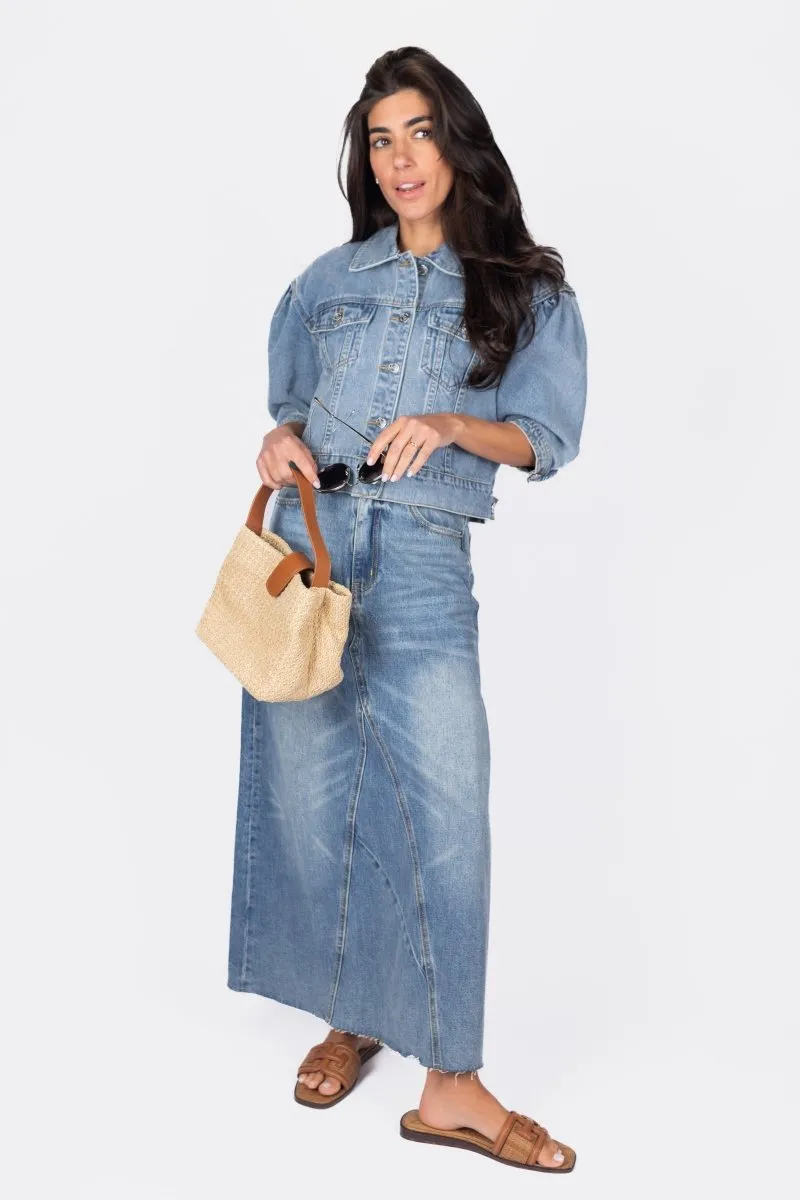 NAYELI SKIRT (BLUE)