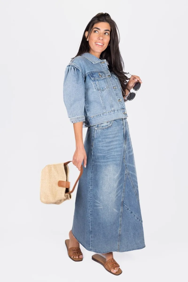 NAYELI SKIRT (BLUE)