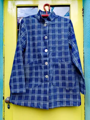 Nehru jacket - denim