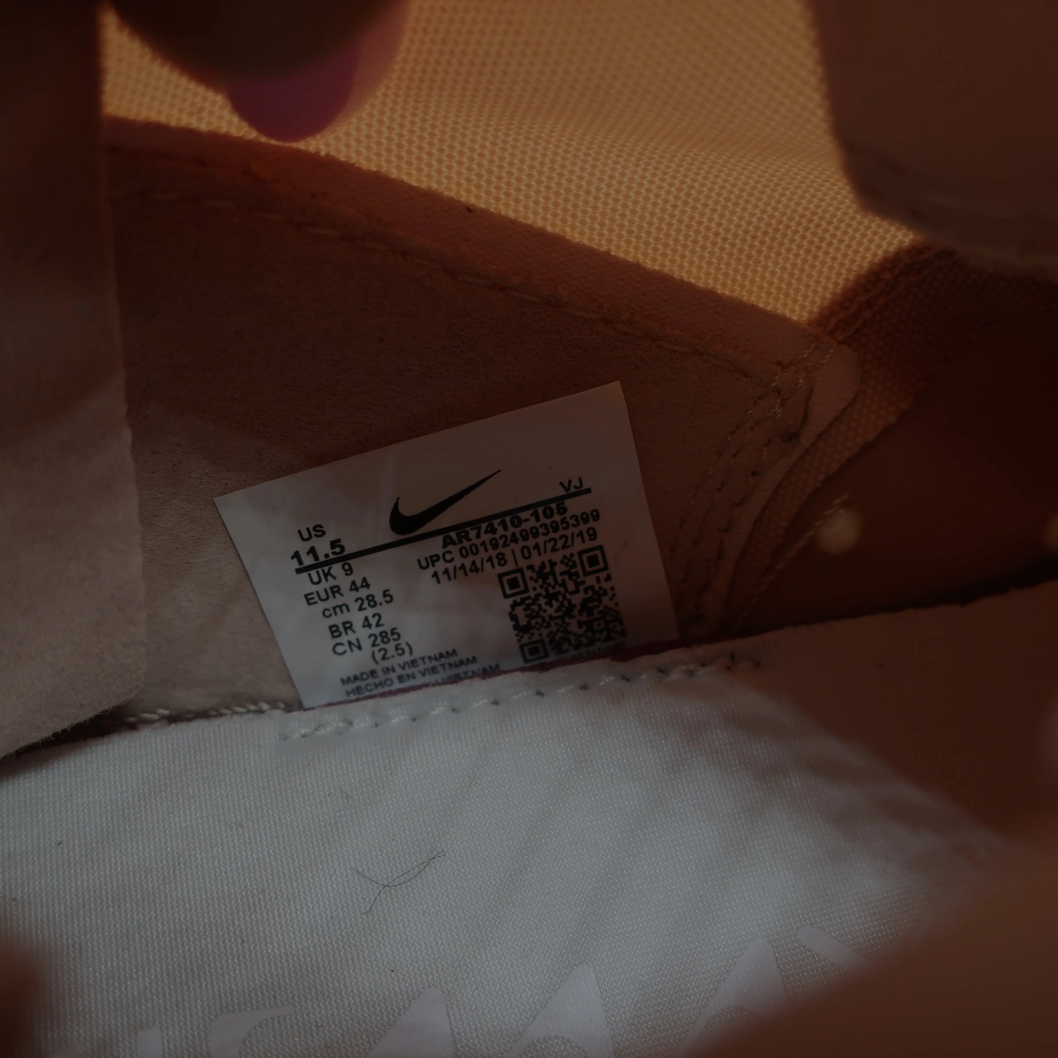 Nike Special Field Air Force 1 Mid Sneakers Blush Suede Size 11.5 NEW