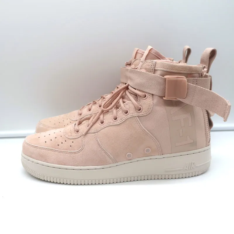 Nike Special Field Air Force 1 Mid Sneakers Blush Suede Size 11.5 NEW