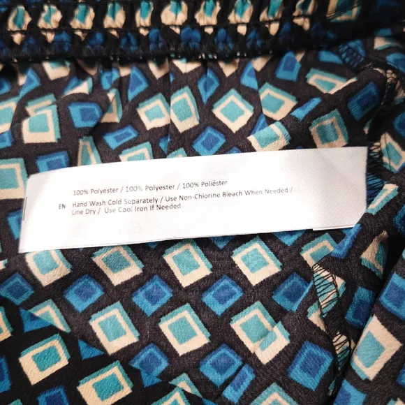 NWT B.O.G. Band of the Free Colette Mini Skirt Sz. M [8-10] Teal Diamond
