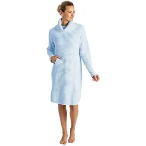NWT Softies Blue MarshmallowSlouch Turtleneck LoungerDress Size S/M.