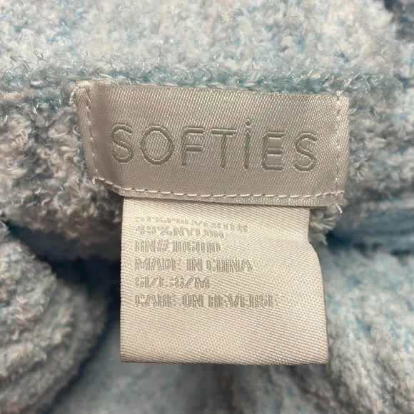 NWT Softies Blue MarshmallowSlouch Turtleneck LoungerDress Size S/M.