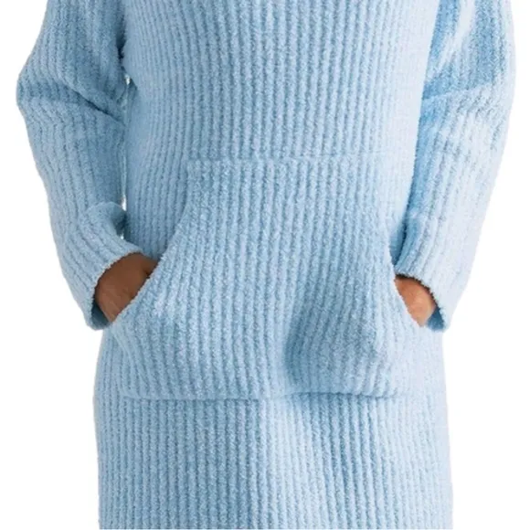 NWT Softies Blue MarshmallowSlouch Turtleneck LoungerDress Size S/M.