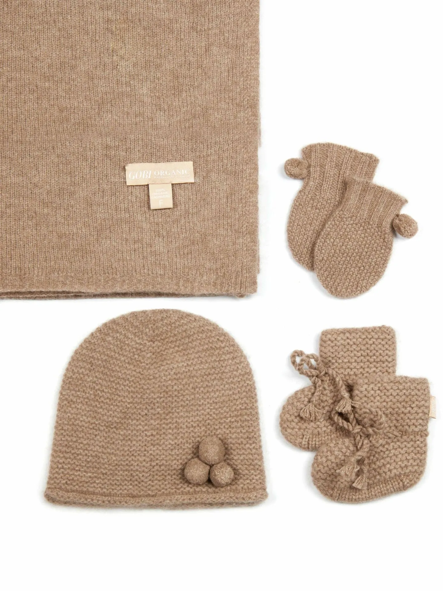 Organic Colour Cashmere Baby Set