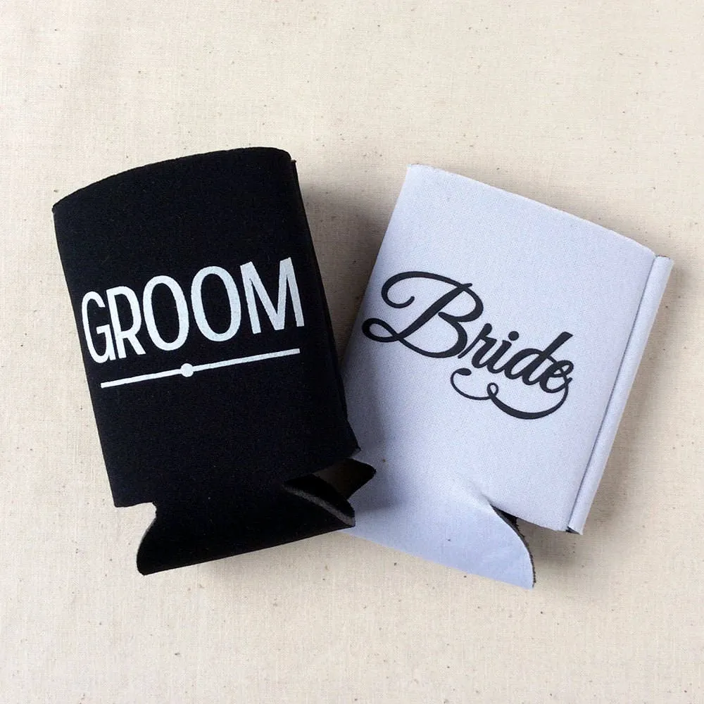 Our Journey Begins - Wedding Can Cooler #123R