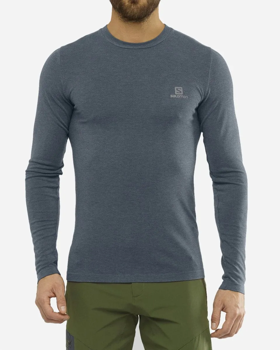 Outline Seamless Crew M - Ebony