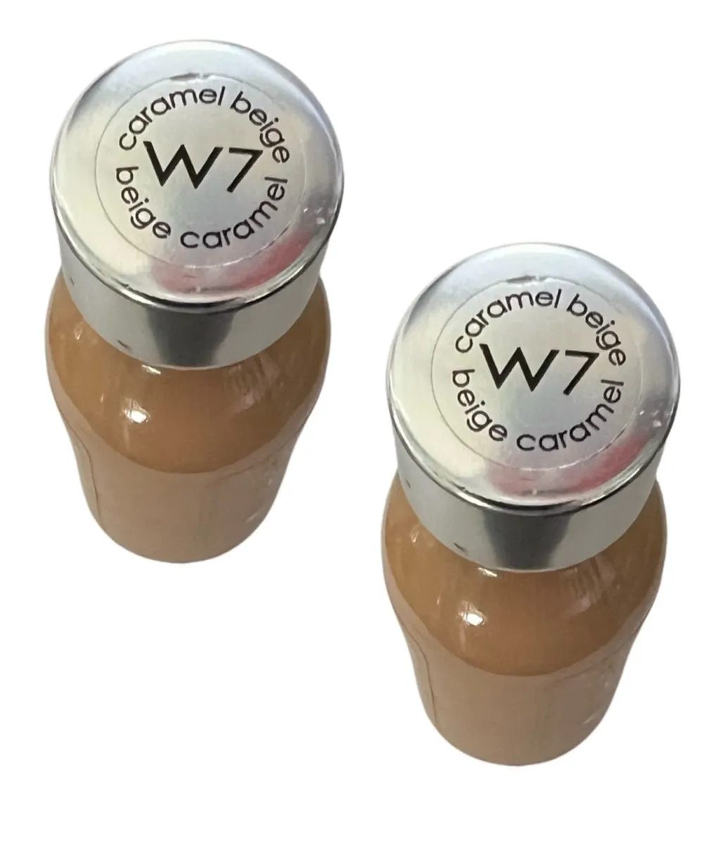 Pack of 2 L'Oreal Paris Makeup True Match Super-Blendable Liquid Foundation, Caramel Beige W7