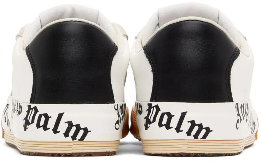 PALM ANGELS White Vulcanized Sneakers