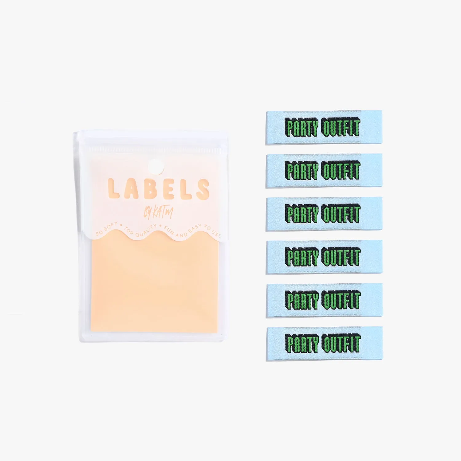 Party Outfit ~ 6 Sew-in Labels