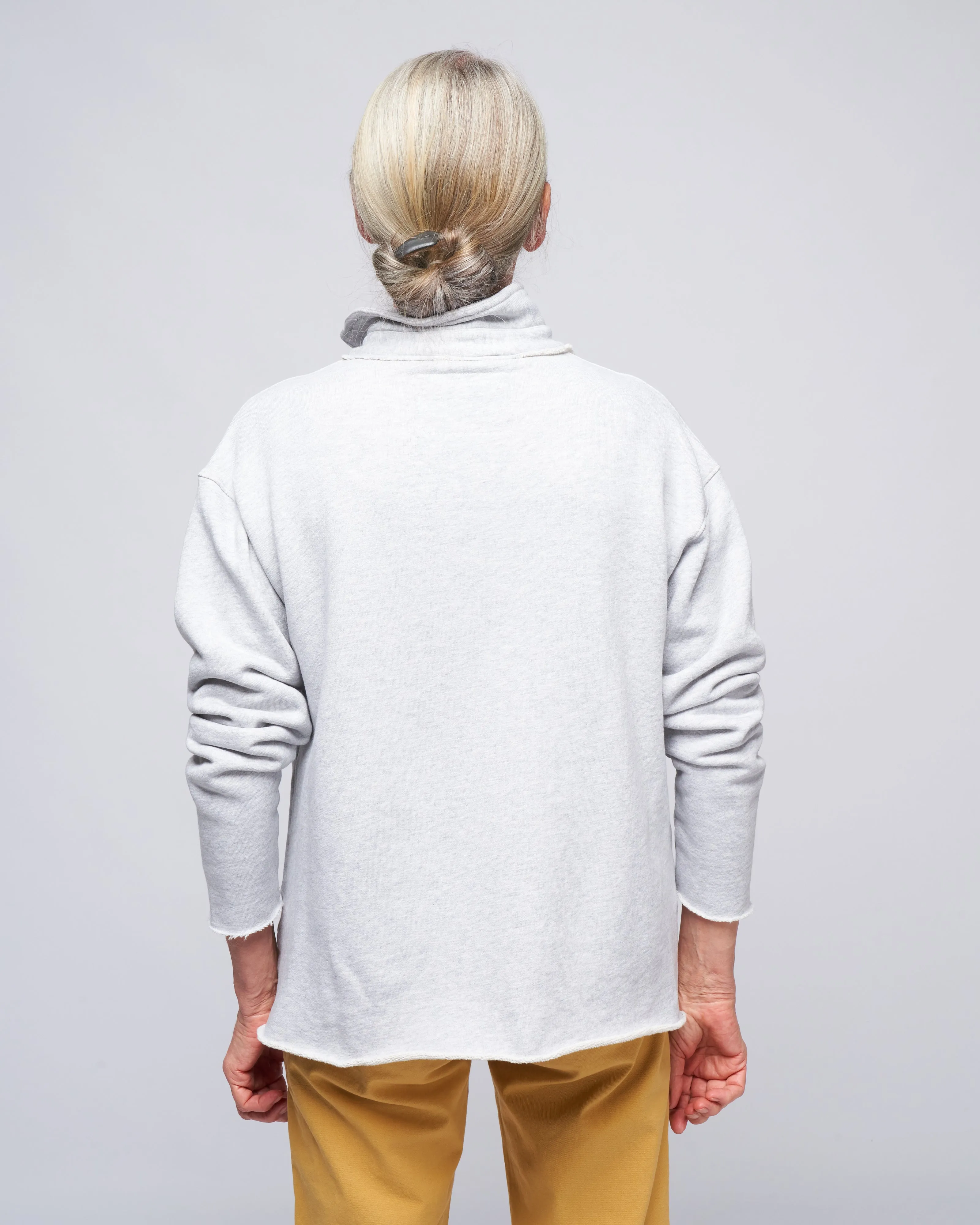popover henley - grey melange
