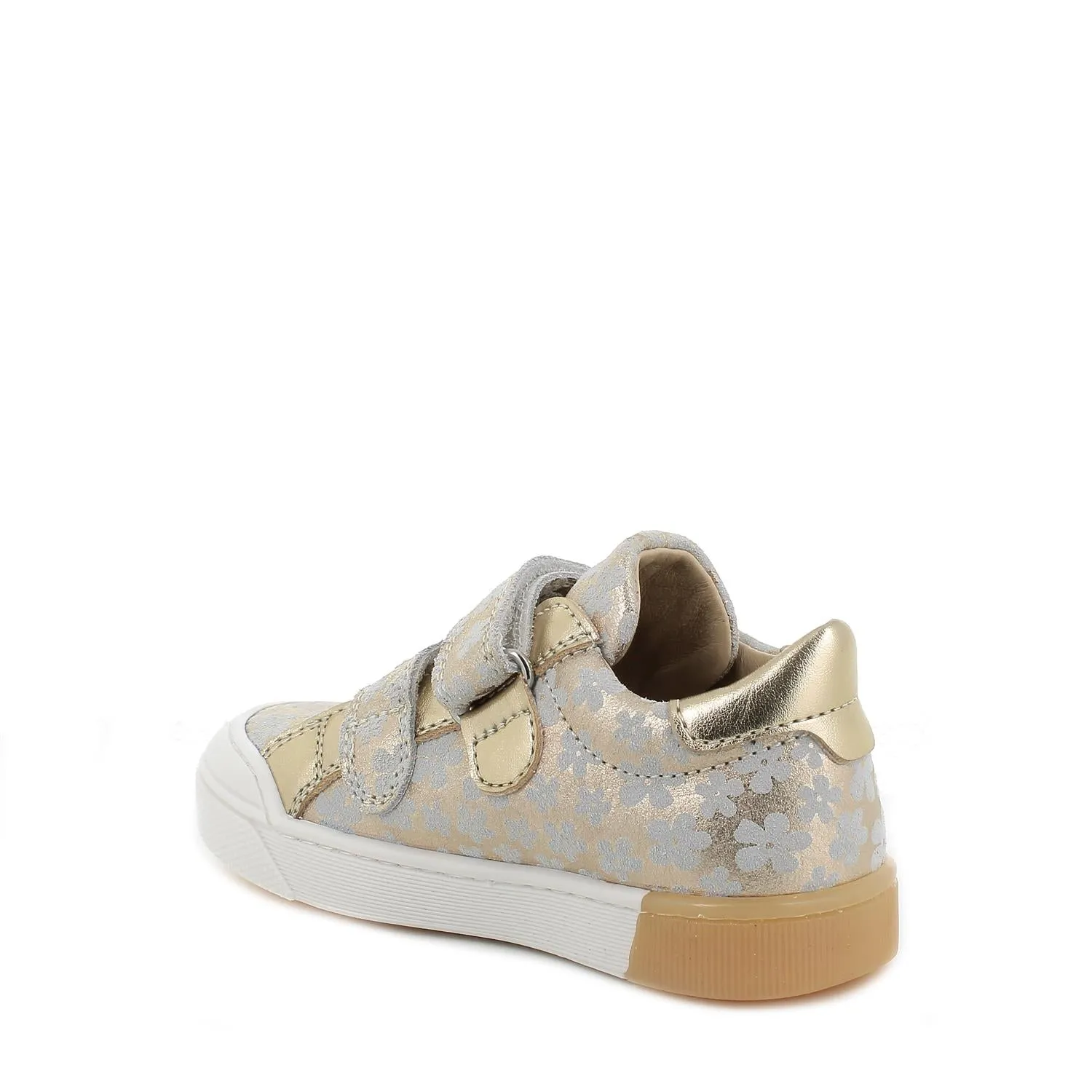 Primigi Shine - Gold Leather Riptape Shoe