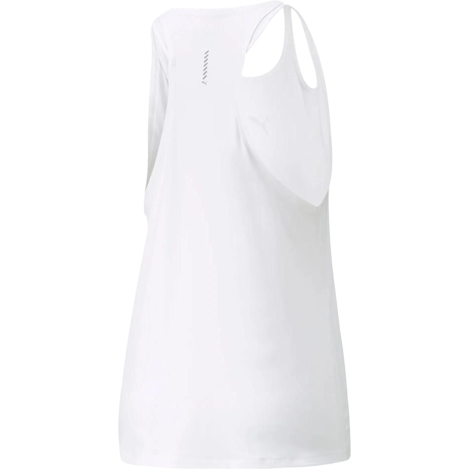 Puma Run Cloudspun Womens Running Vest Tank Top - White