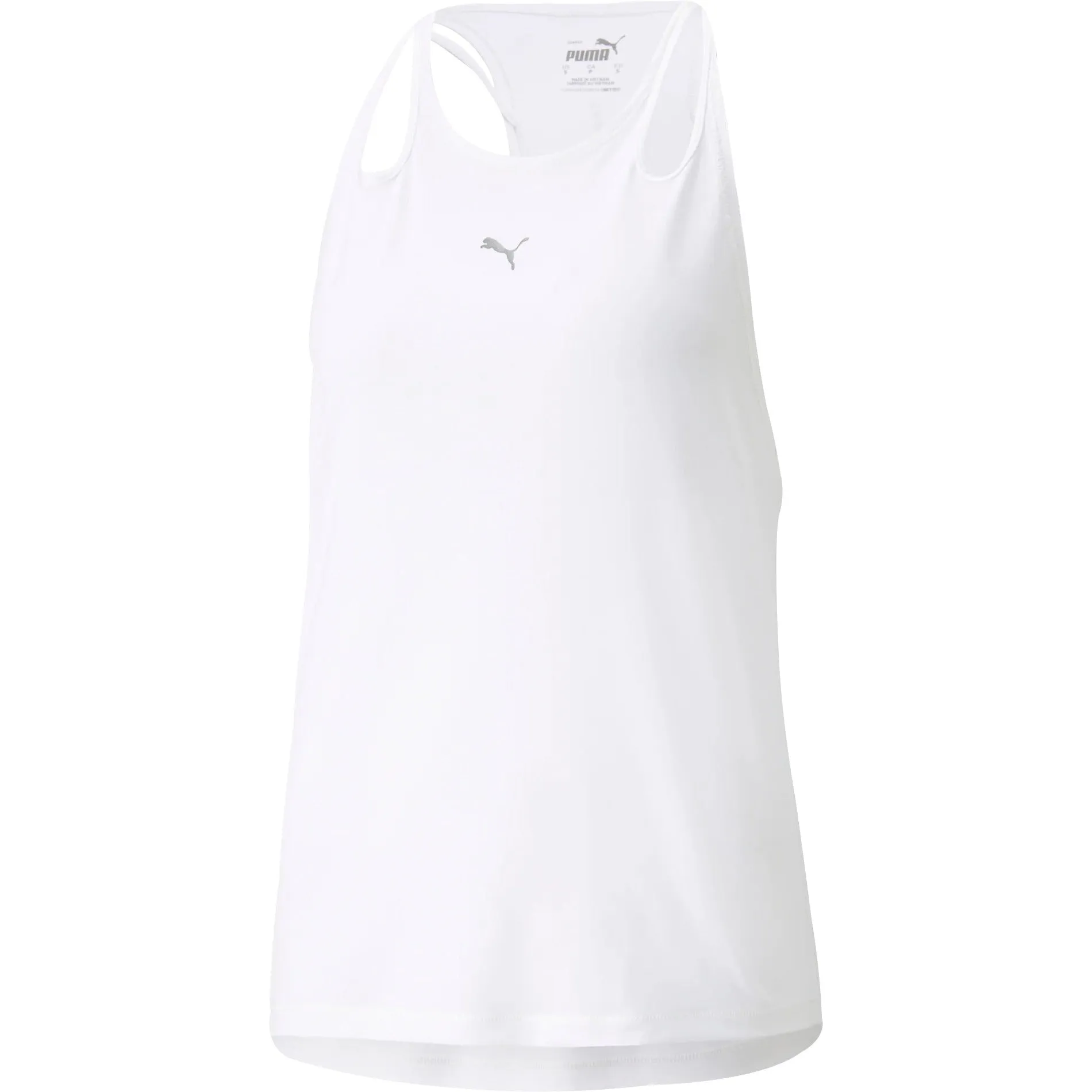 Puma Run Cloudspun Womens Running Vest Tank Top - White