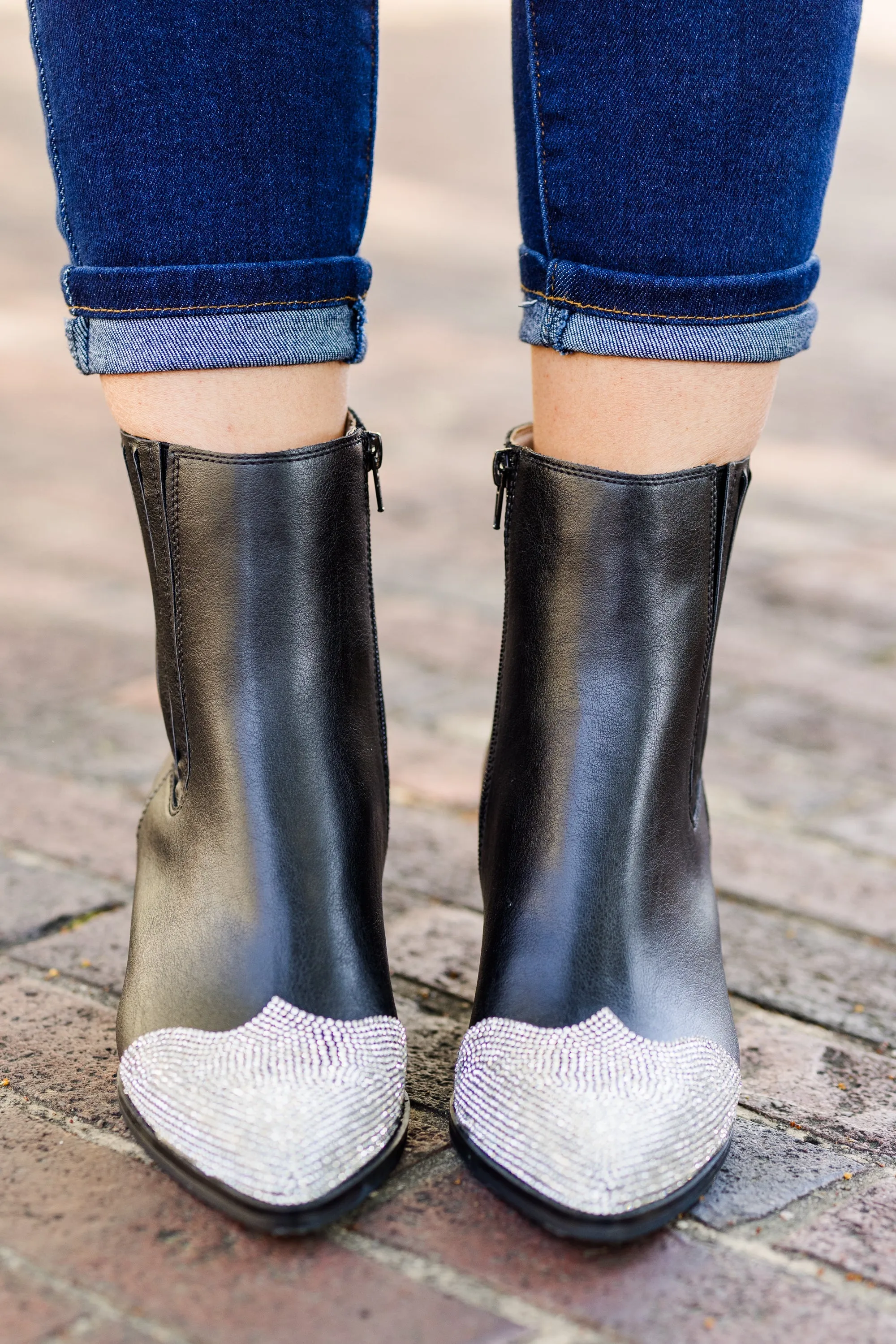 Ready For Me Booties, Black