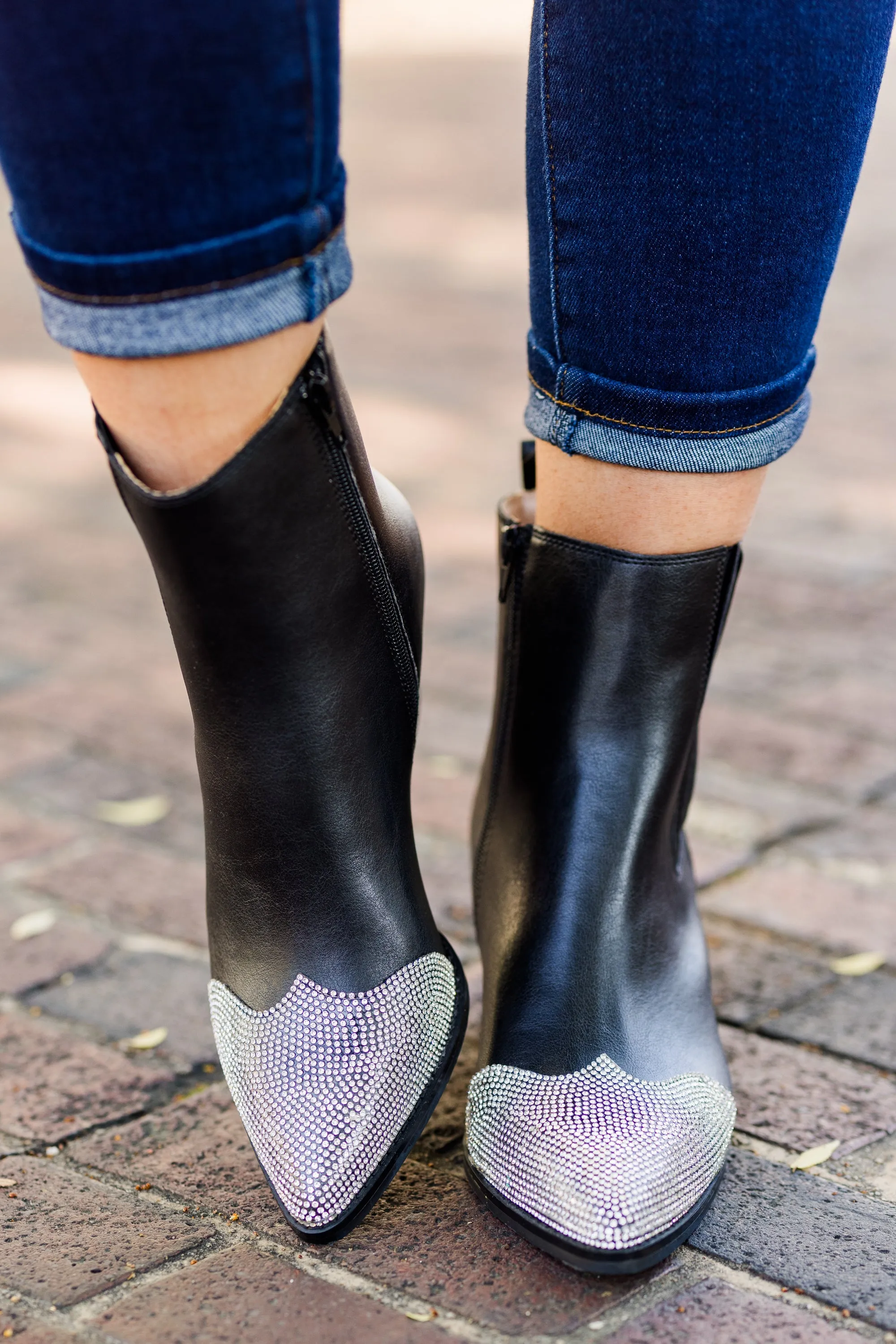Ready For Me Booties, Black