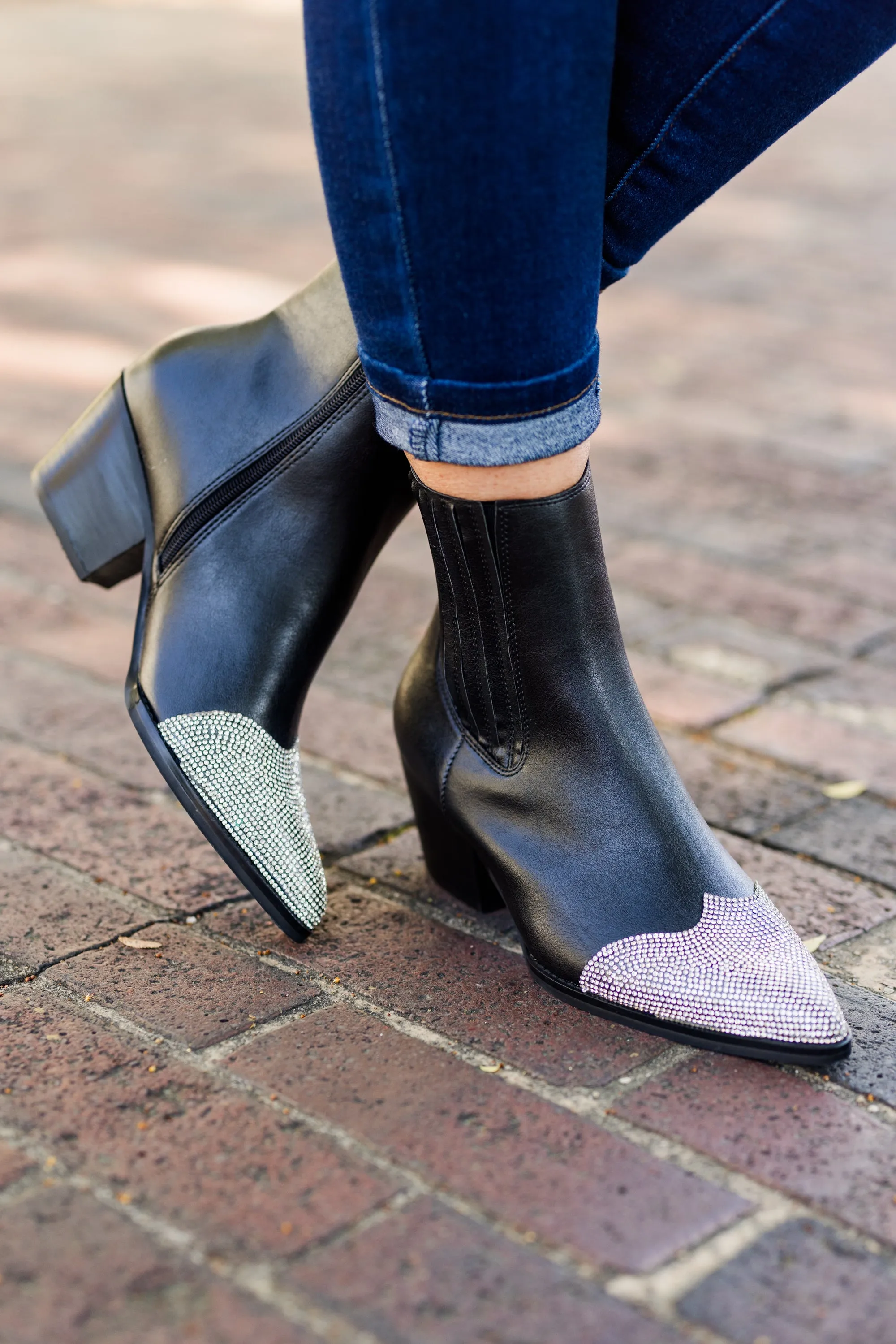 Ready For Me Booties, Black