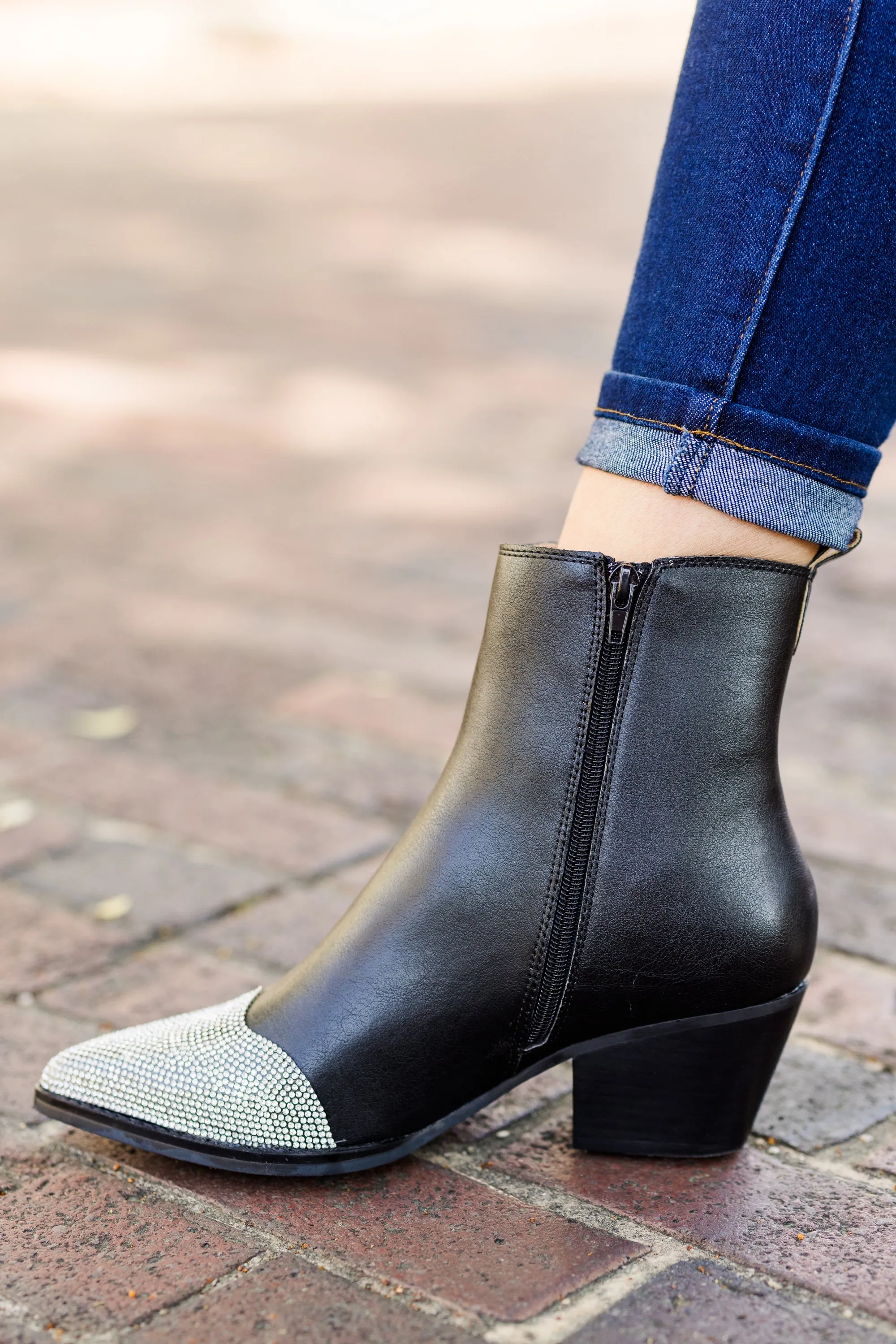 Ready For Me Booties, Black