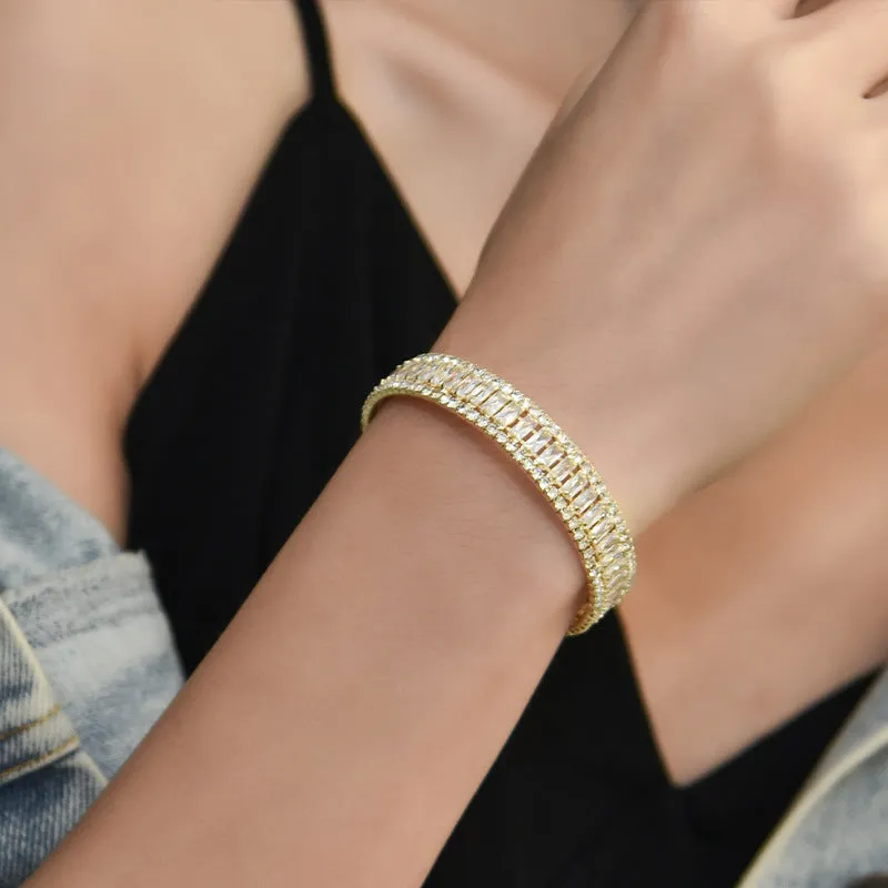 Rhinestone Zircon French Bracelet