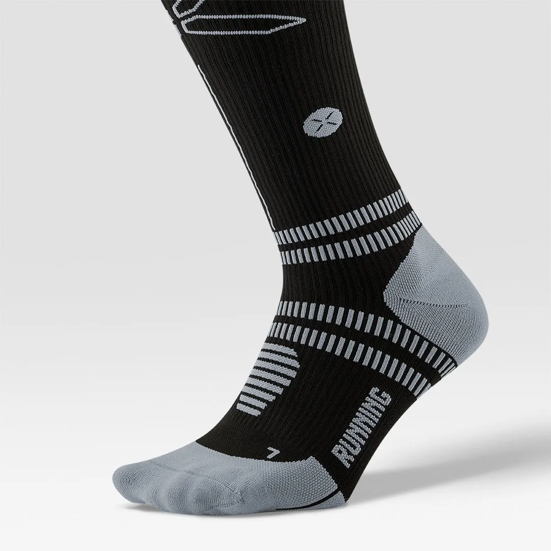 Running Socks Men | Black / Grey