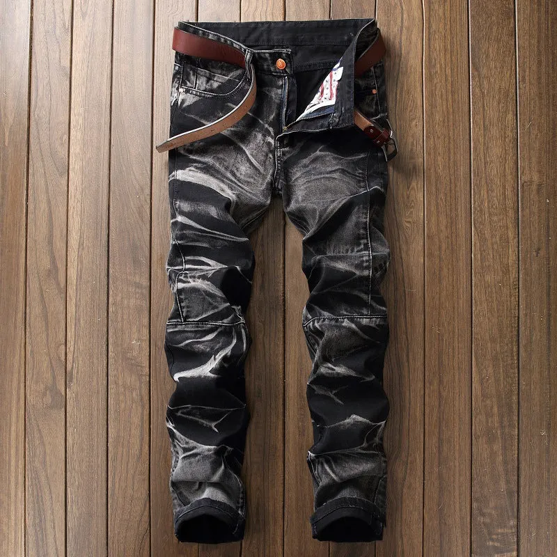 Rust Blue Denim Fashion Jeans