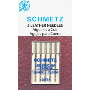 SCHMETZ 1785 Leather Needles Carded - 100/16 - 5 count